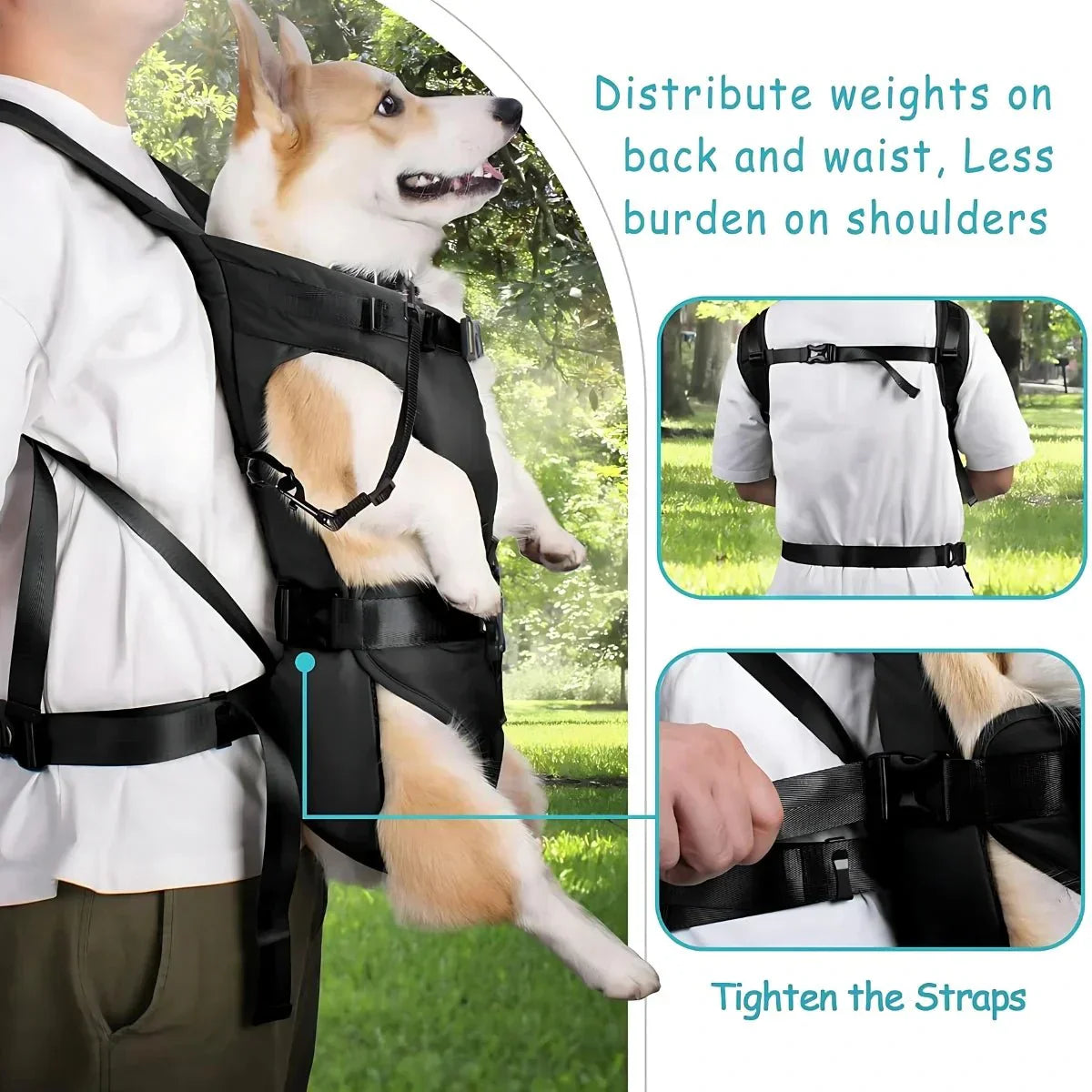 AdventurePaws Hands-Free Dog Front Carrier - Puparazzi Store