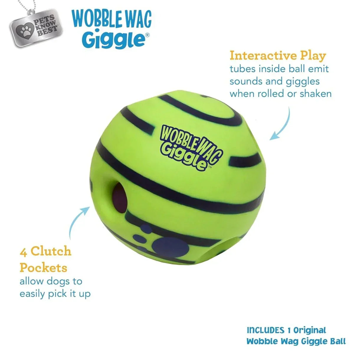 Glow & Giggle Ball Interactive Dog Toy - As Seen On TV - Puparazzi Store