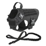 Heavy-Duty Tactical Dog Harness And Leash Set - Puparazzi Store