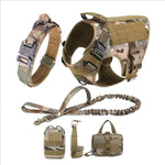 Heavy-Duty Tactical Dog Harness And Leash Set - Puparazzi Store