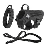 Heavy-Duty Tactical Dog Harness And Leash Set - Puparazzi Store