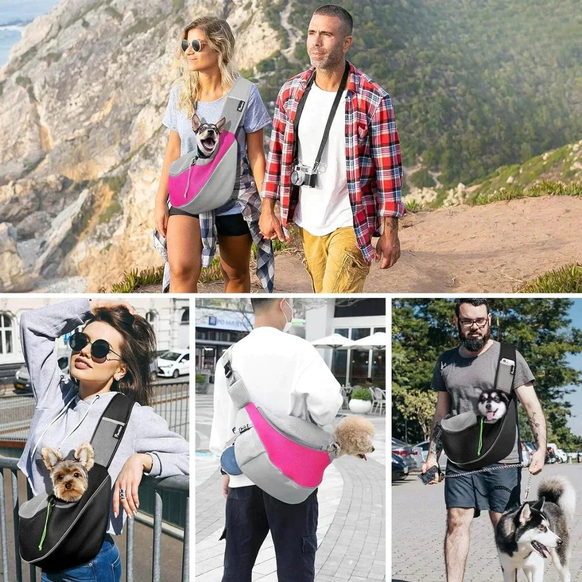 Reflective Pet Sling Carrier - Puparazzi Store